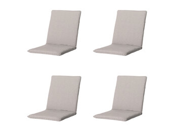 Madison -  Stapelstoelkussen Napels taupe - Ca. 97x49 cm - Set van 4