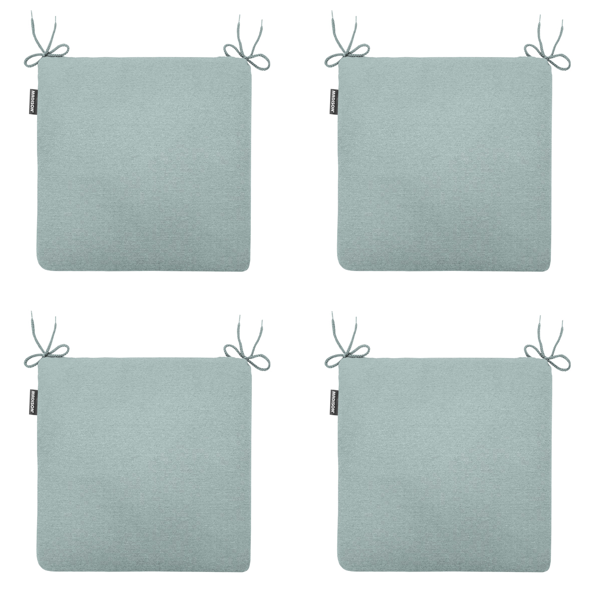 Madison -  Zitkussen Napels azure - Ca. 40x40 cm - Set van 4