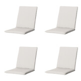 Madison -  Stapelstoelkussen Napels sand - Ca. 97x49 cm - Set van 4