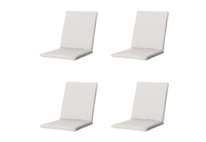 Madison -  Stapelstoelkussen Napels sand - Ca. 97x49 cm - Set van 4