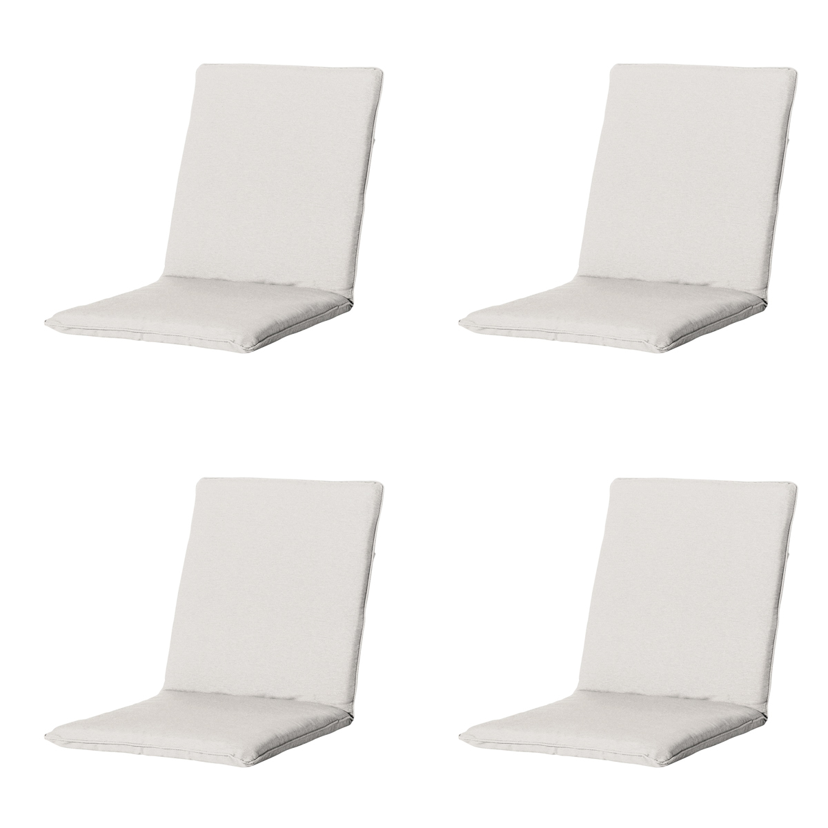 Madison -  Stapelstoelkussen Napels sand - Ca. 97x49 cm - Set van 4