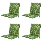 Madison -  Stapelstoelkussen Fergus green   - Ca. 97x49 cm - Set van 4