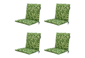 Madison -  Stapelstoelkussen Fergus green   - Ca. 97x49 cm - Set van 4