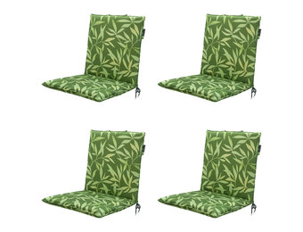 Madison -  Stapelstoelkussen Fergus green   - Ca. 97x49 cm - Set van 4