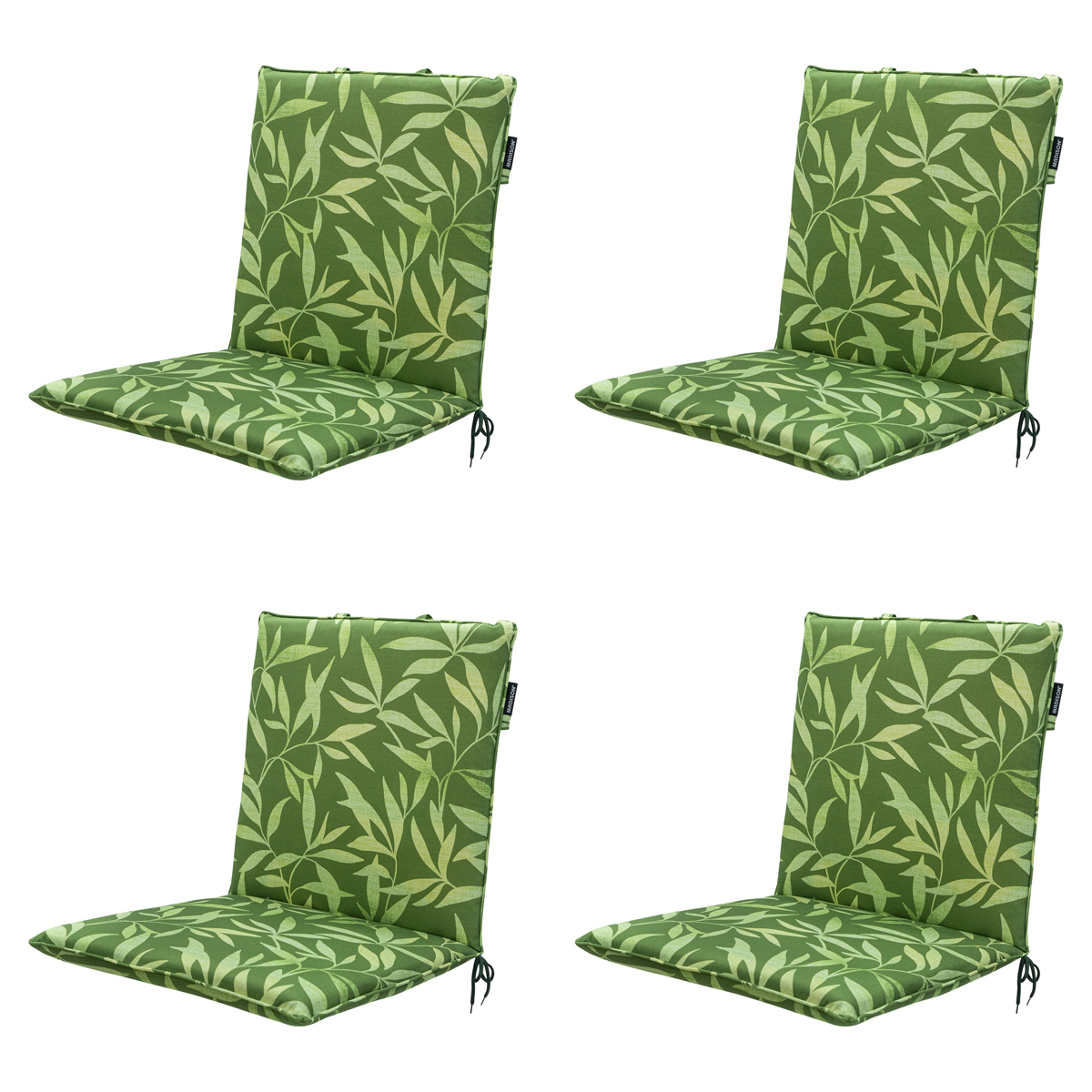 Madison -  Stapelstoelkussen Fergus green   - Ca. 97x49 cm - Set van 4