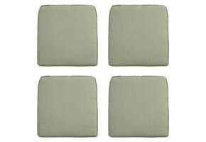Madison -  Zitkussen Wicker Panama sage - Ca. 48x48 cm - Set van 4