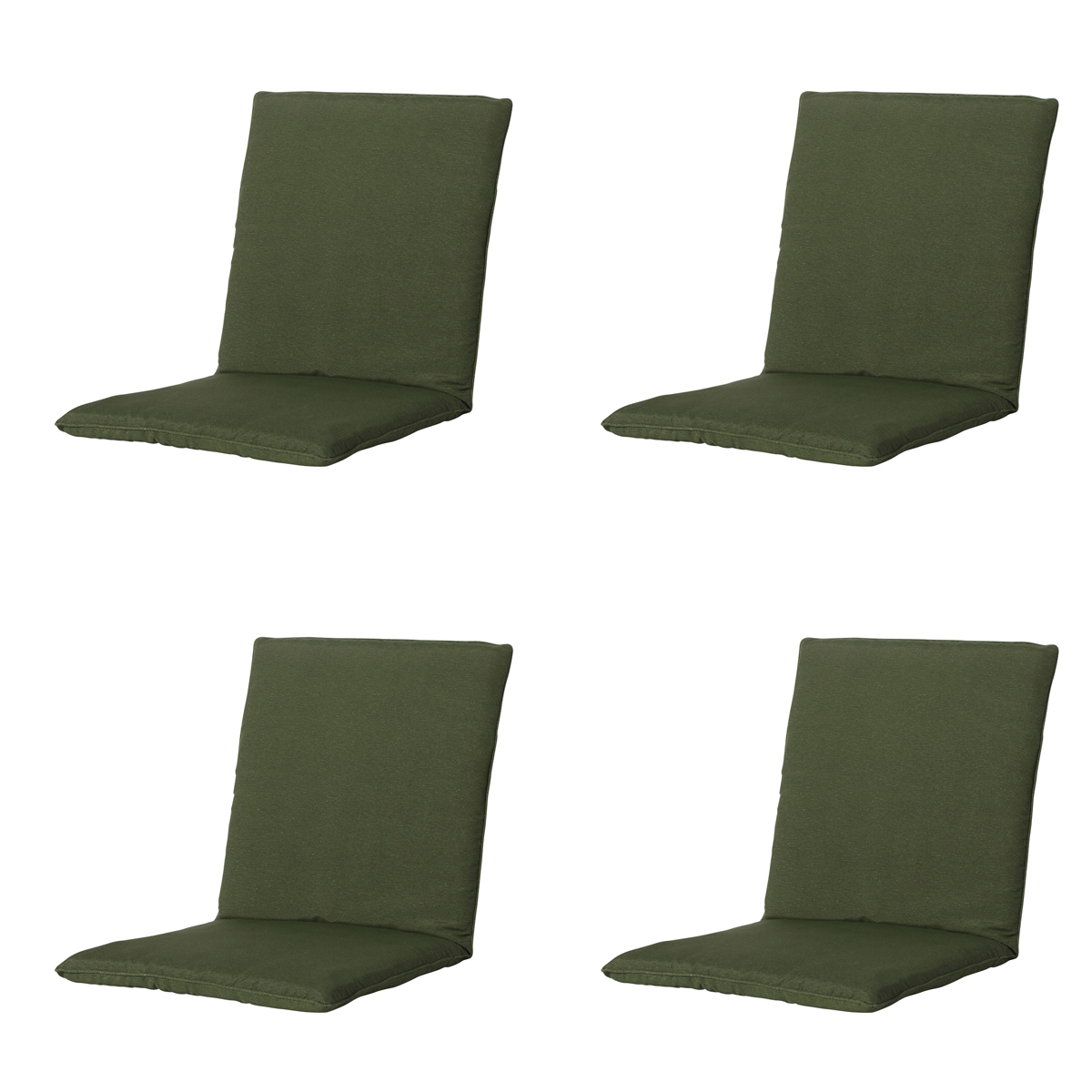 Madison -  Stapelstoelkussen Panama green - Ca. 97x49 cm - Set van 4