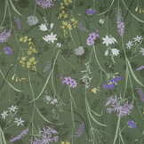 Madison -  Zitkussen Wicker Donna green canvas eco+ - Ca. 48x48 cm - Set van 4