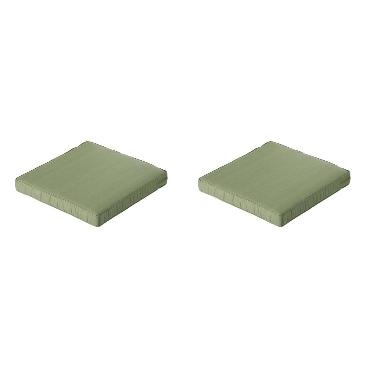 Madison -  Lounge Zitkussen Basic green - Ca. 60x60 cm - Set van 2