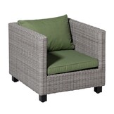 Madison -  Lounge Zitkussen Basic green - Ca. 60x60 cm - Set van 2