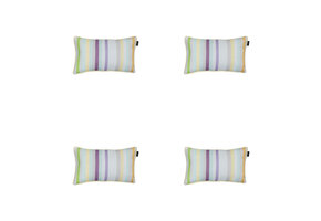 Madison -  Sierkussen Righe purple - Ca. 30x50 cm - Set van 4