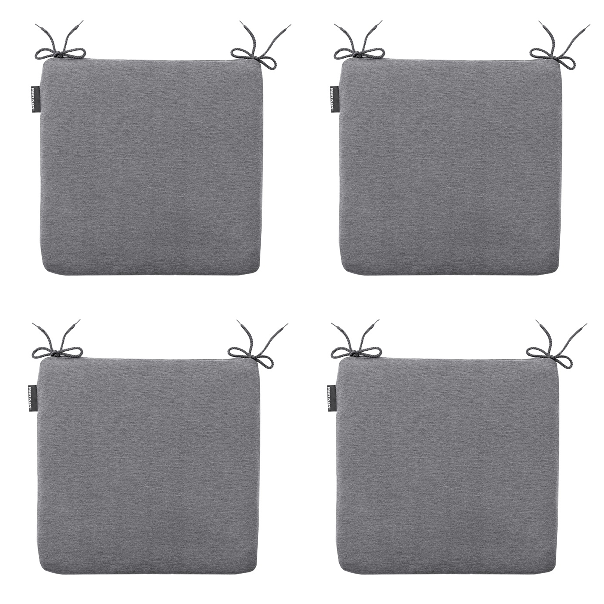 Madison -  Zitkussen Panama grey - Ca. 40x40 cm - Set van 4