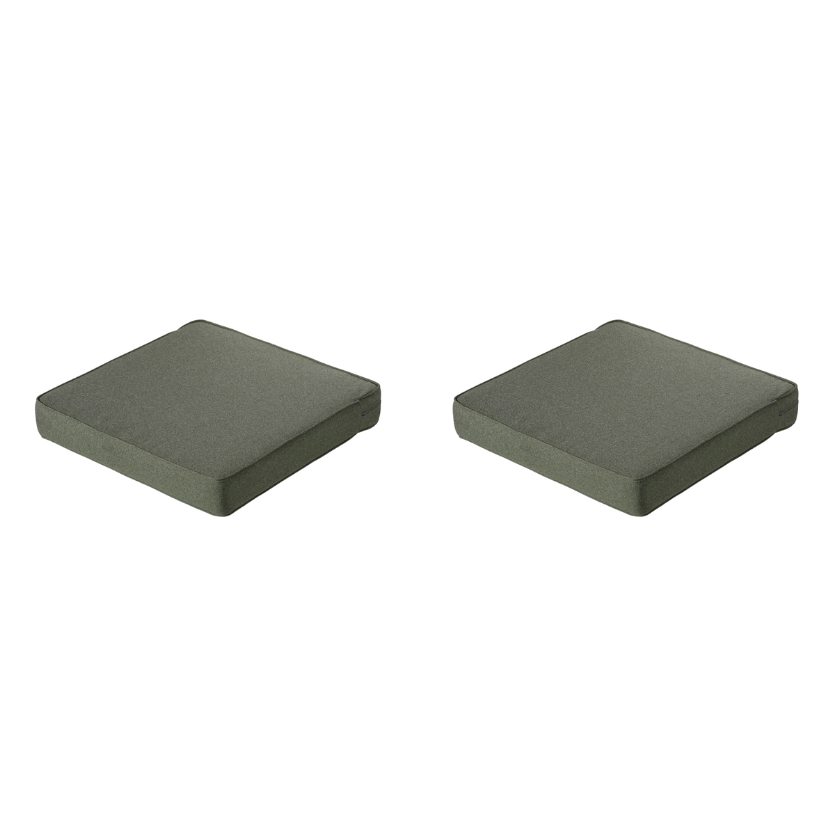 Madison -  Lounge Profi-Line Zitkussen Manchester green - Ca. 60x60 cm - Set van 2