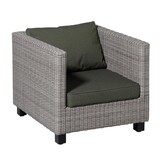 Madison -  Lounge Profi-Line Zitkussen Manchester green - Ca. 60x60 cm - Set van 2