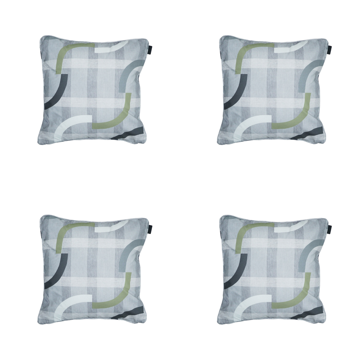 Madison -  Sierkussen Tess sage - Ca. 50x50 cm - Set van 4