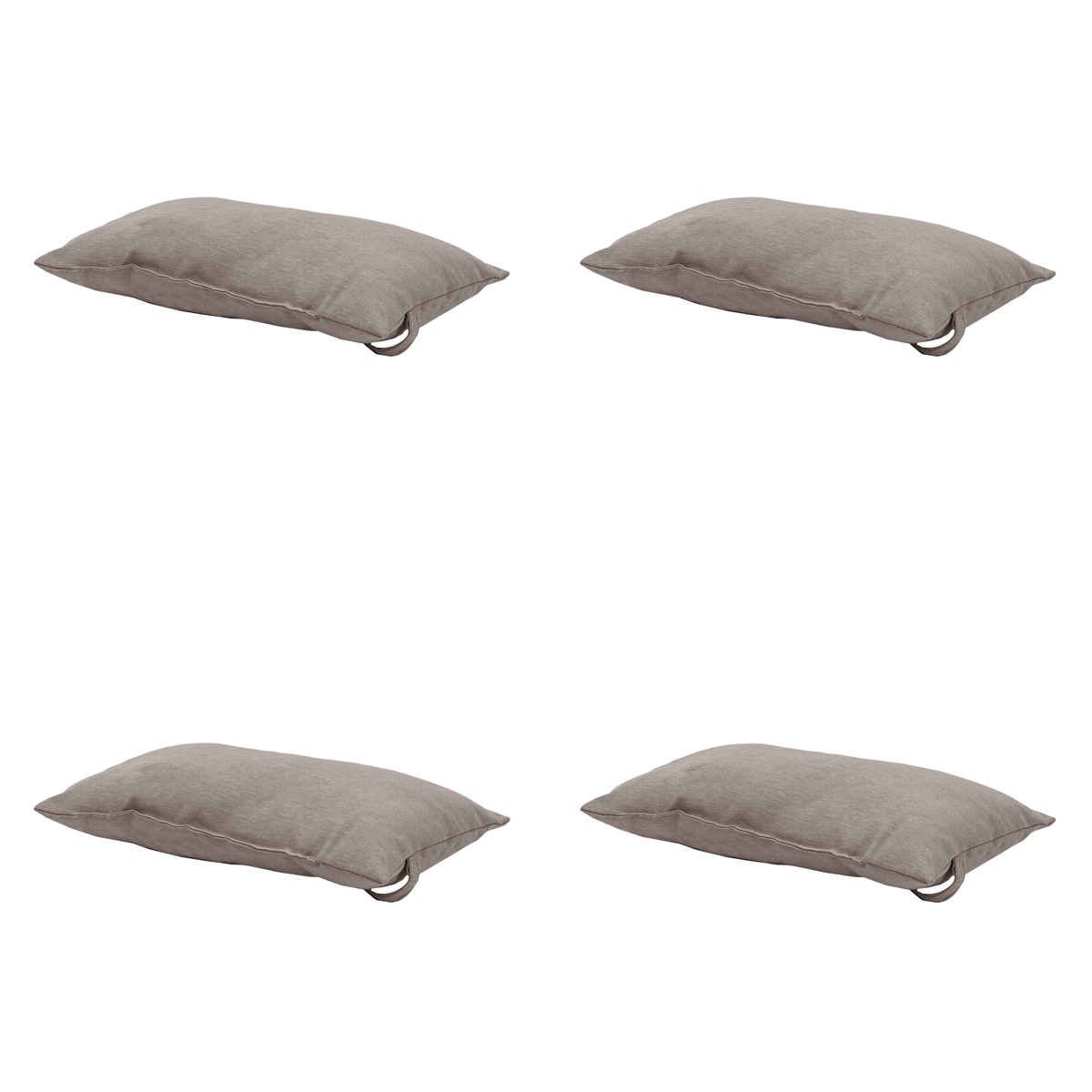 Madison -  Hoofdkussen Panama taupe - Ca. 24x40 cm - Set van 4