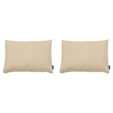 Madison -  Lounge Profi-Line Beige canvas eco+ - Ca. 40x60 cm - Set van 2