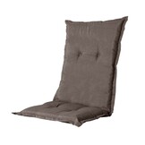 Madison -  Tuinstoelkussen Lage Rug Oxford taupe - Ca. 105x50 cm - Set van 4