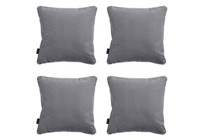 Madison -  Sierkussen Panama grey - Ca. 60x60 cm - Set van 4