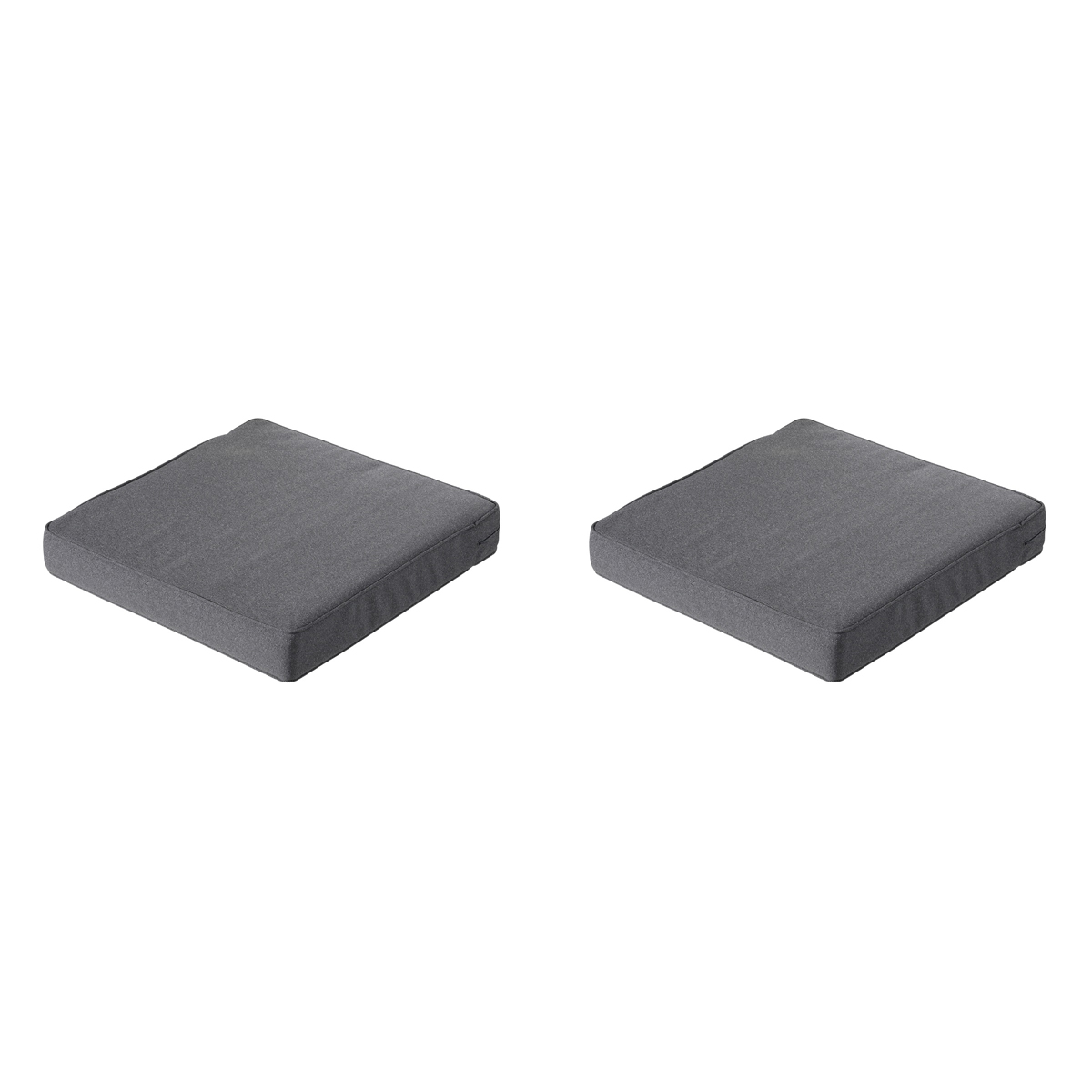 Madison -  Lounge Profi-Line Zitkussen Manchester grey - Ca. 73x73 cm - Set van 2