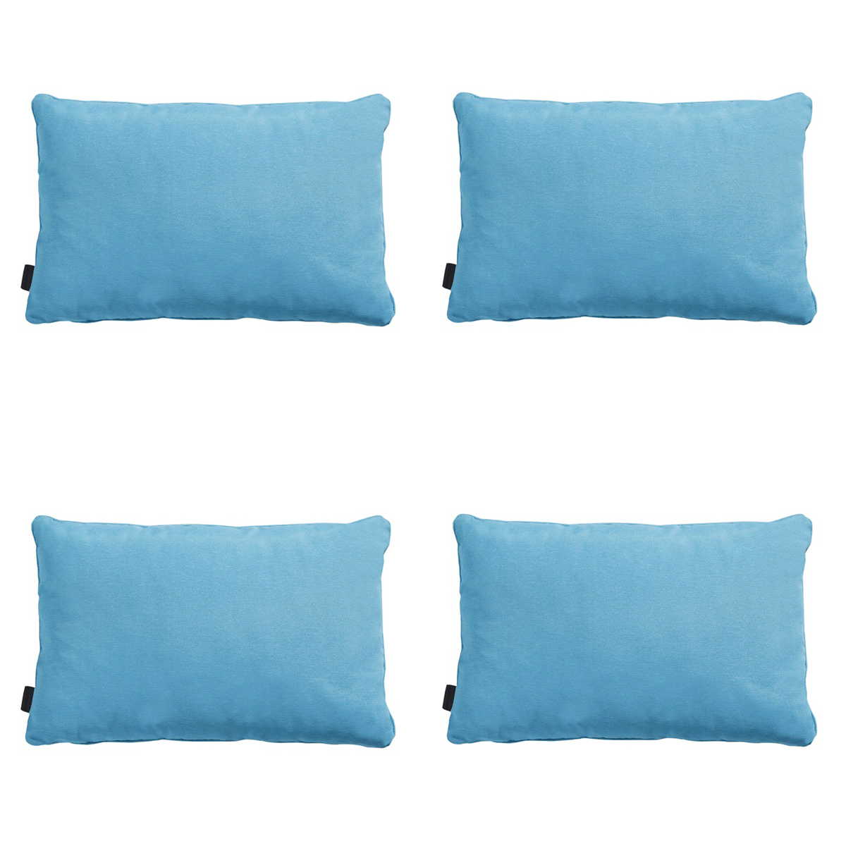 Madison -  Sierkussen Panama aqua - Ca. 40x60 cm - Set van 4