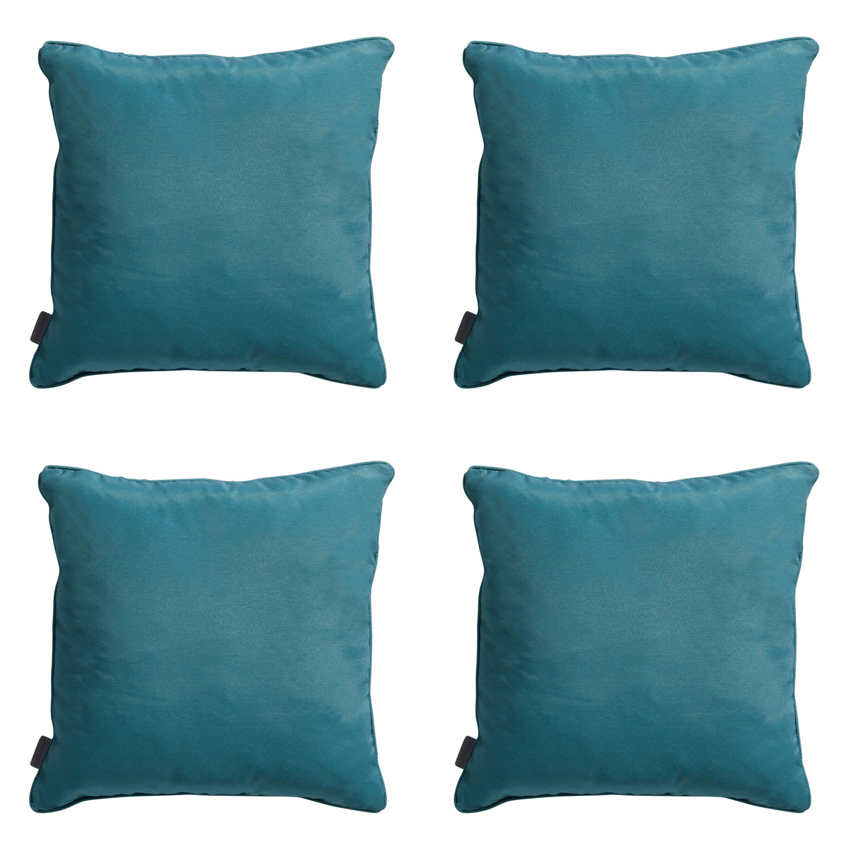 Madison -  Sierkussen Panama sea blue - Ca. 45x45 cm - Set van 4