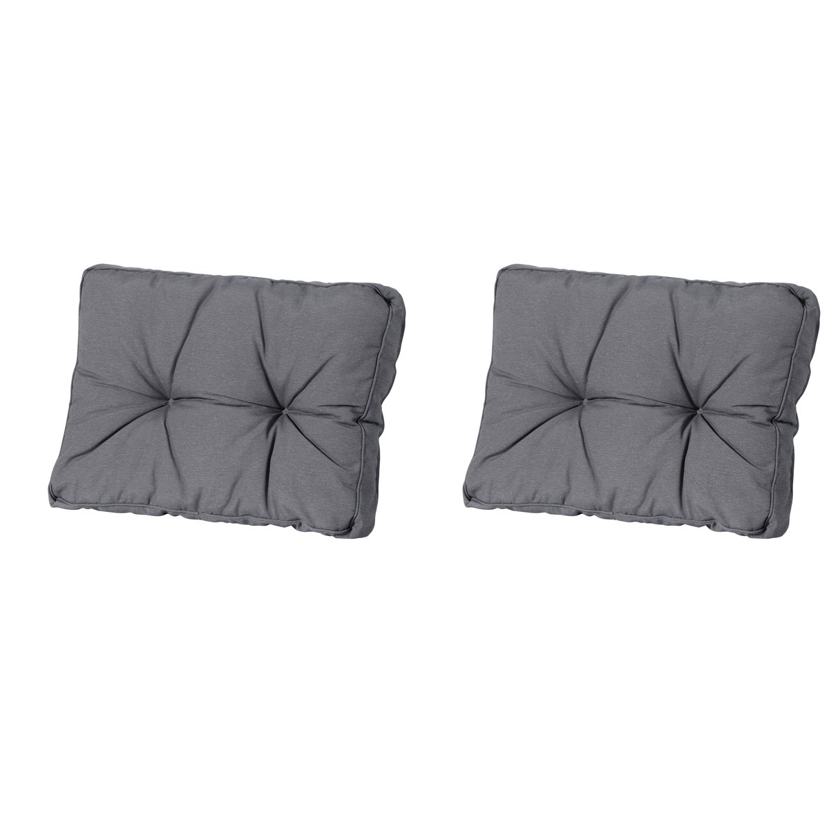 Madison -  Florance Zitkussen Panama grey - Ca. 43x60 cm - Set van 2