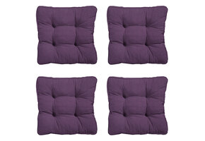 Madison -  Zitkussen Florance Panama purple - Ca. 47x47 cm - Set van 4