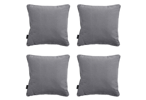 Madison -  Sierkussen Panama grey - Ca. 45x45 cm - Set van 4