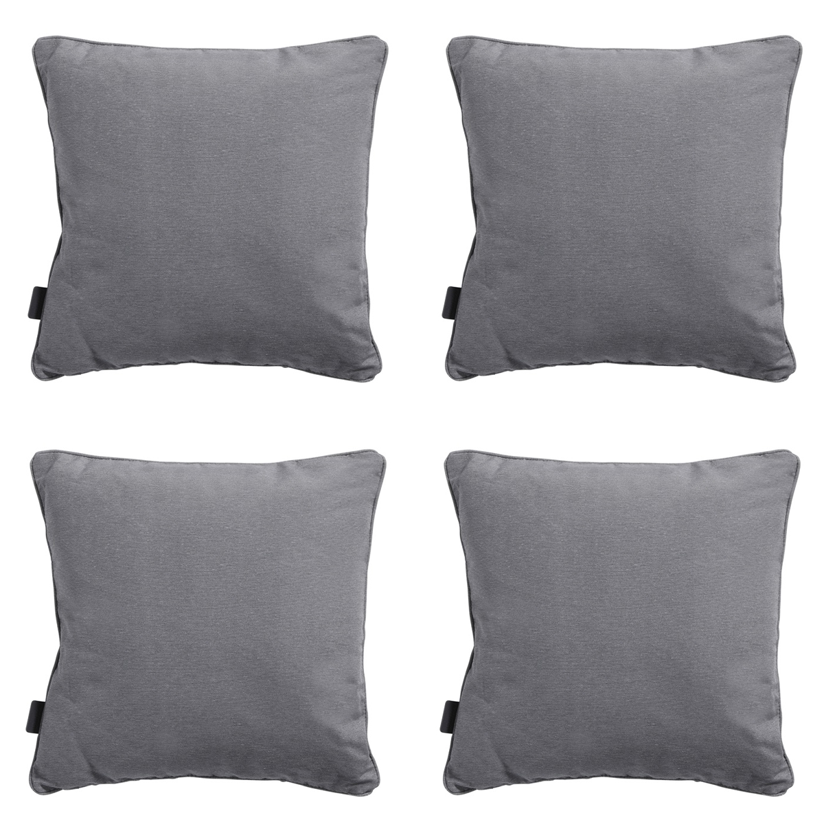 Madison -  Sierkussen Panama grey - Ca. 45x45 cm - Set van 4