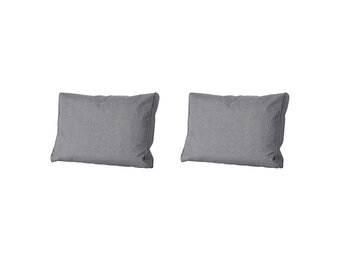 Madison -  Lounge Rugkussen Oxford grey - Ca. 40x60 cm - Set van 2