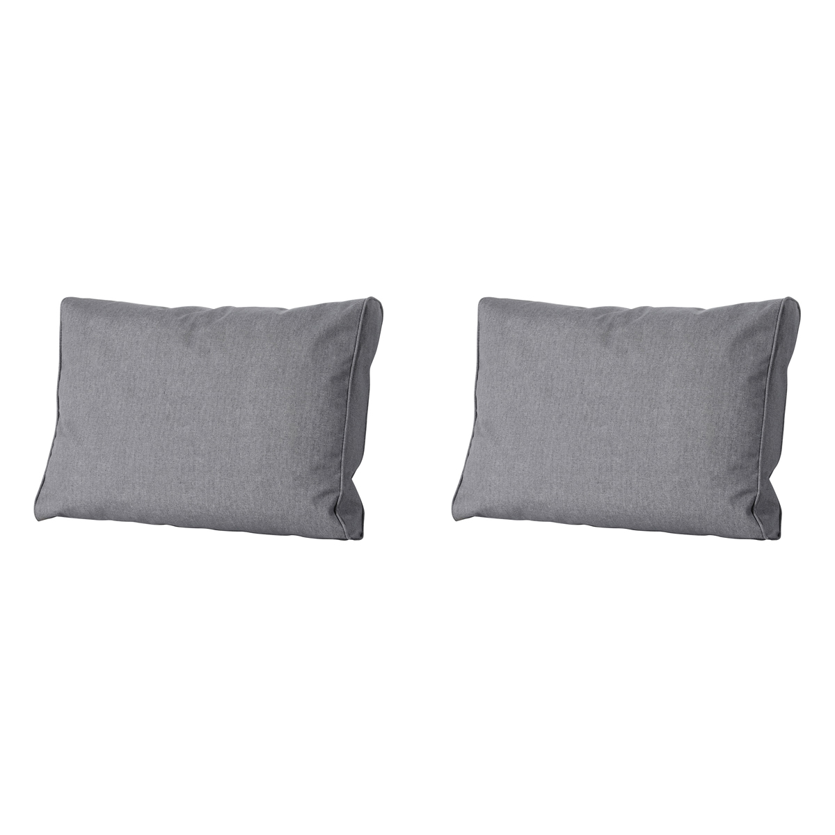 Madison -  Lounge Rugkussen Oxford grey - Ca. 40x60 cm - Set van 2
