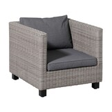 Madison -  Lounge Rugkussen Oxford grey - Ca. 40x60 cm - Set van 2