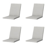 Madison -  Stapelstoelkussen Panama linnen - Ca. 97x49 cm - Set van 4