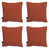 Madison -  Sierkussen Panama terra - Ca. 45x45 cm - Set van 4