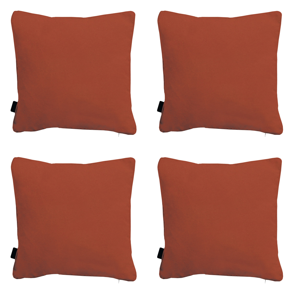 Madison -  Sierkussen Panama terra - Ca. 45x45 cm - Set van 4