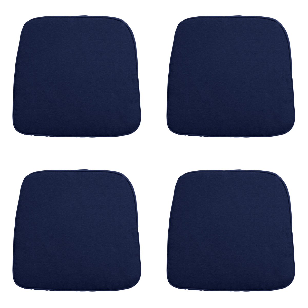 Madison -  Zitkussen Wicker Panama indigo - Ca. 48x48 cm - Set van 4