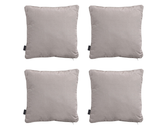 Madison -  Sierkussen Panama taupe - Ca. 60x60 cm - Set van 4