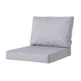 Madison -  Lounge Profi-Line Zitkussen Manchester light grey - Ca. 60x60 cm - Set van 2