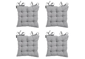 Madison -  Zitkussen Toscane Napels grey - Ca. 46x46 cm - Set van 4