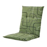 Madison -  Tuinstoelkussen Lage Rug Joah sage - Ca. 105x50 cm - Set van 4