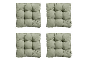 Madison -  Zitkussen Florance Panama sage - Ca. 47x47 cm - Set van 4