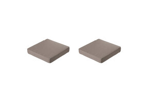 Madison -  Lounge Profi-Line Zitkussen Manchester taupe - Ca. 73x73 cm - Set van 2