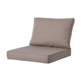 Madison -  Lounge Profi-Line Zitkussen Manchester taupe - Ca. 73x73 cm - Set van 2