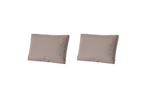 Madison -  Lounge Profi-Line Manchester taupe - Ca. 43x73 cm - Set van 2