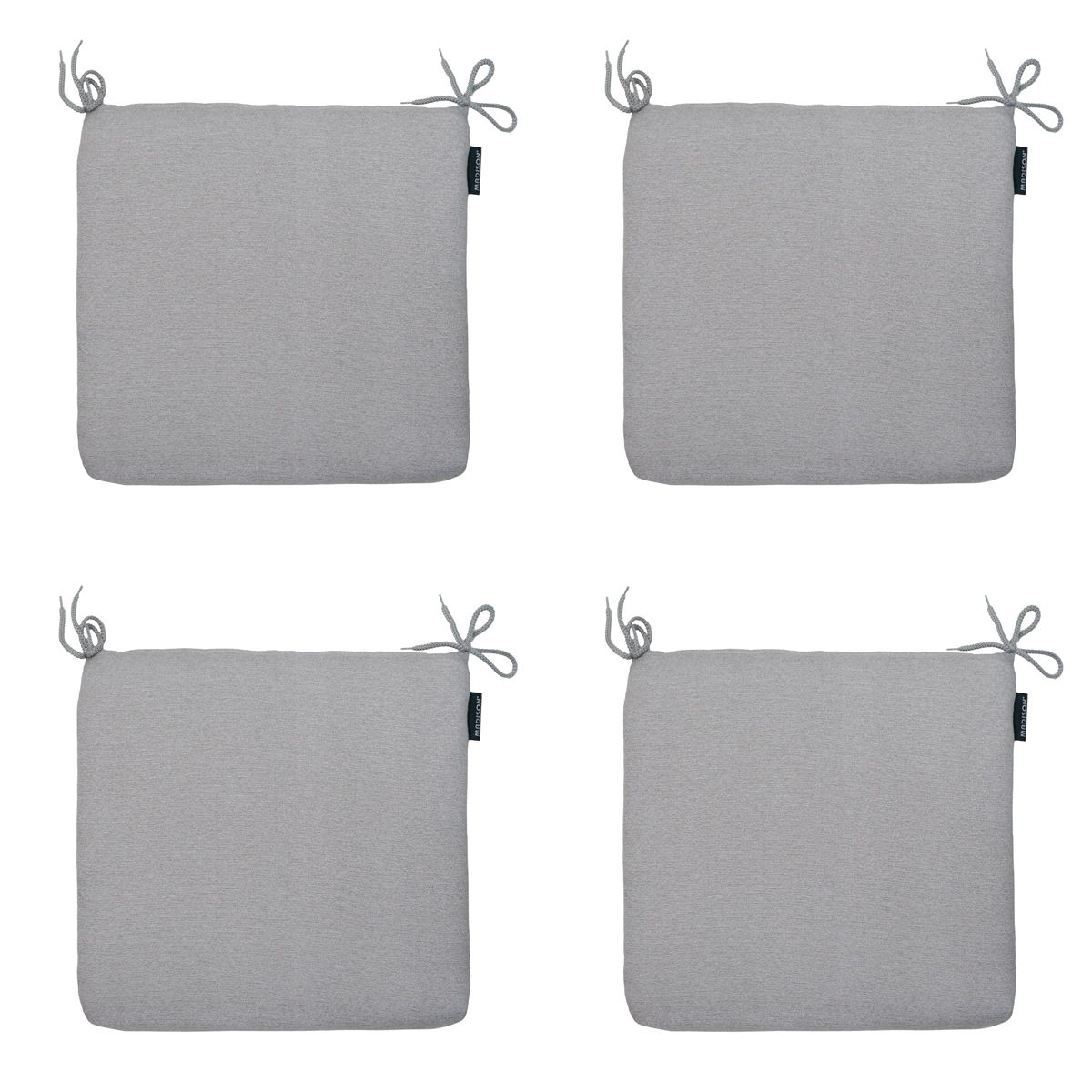Madison -  Zitkussen Napels grey - Ca. 40x40 cm - Set van 4