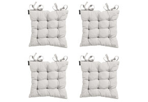 Madison -  Zitkussen Toscane Napels sand - Ca. 46x46 cm - Set van 4