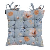 Madison -  Zitkussen Toscane Florina blue - Ca. 46x46 cm - Set van 4