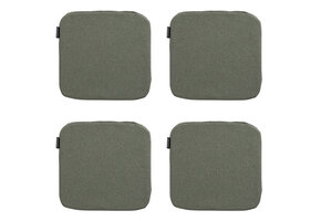 Madison -  Zitkussen Manchester green - Ca. 40x40 cm - Set van 4