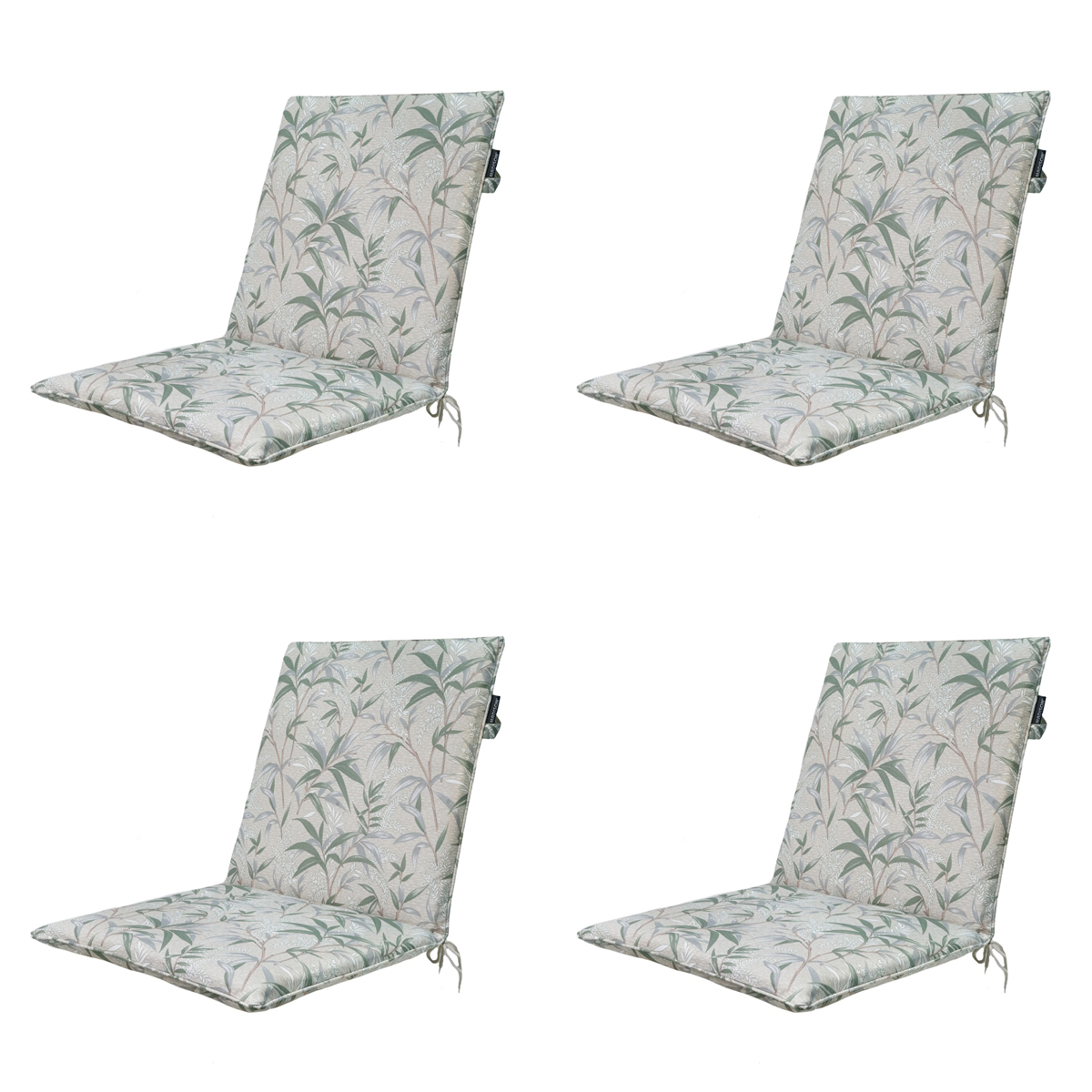 Madison - Stapelstoelkussen Palma natural - Ca. 97x49 cm - Set van 4